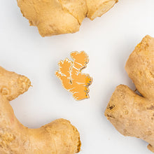 Load image into Gallery viewer, Ginger enamel pin designed by Sherry's Palette