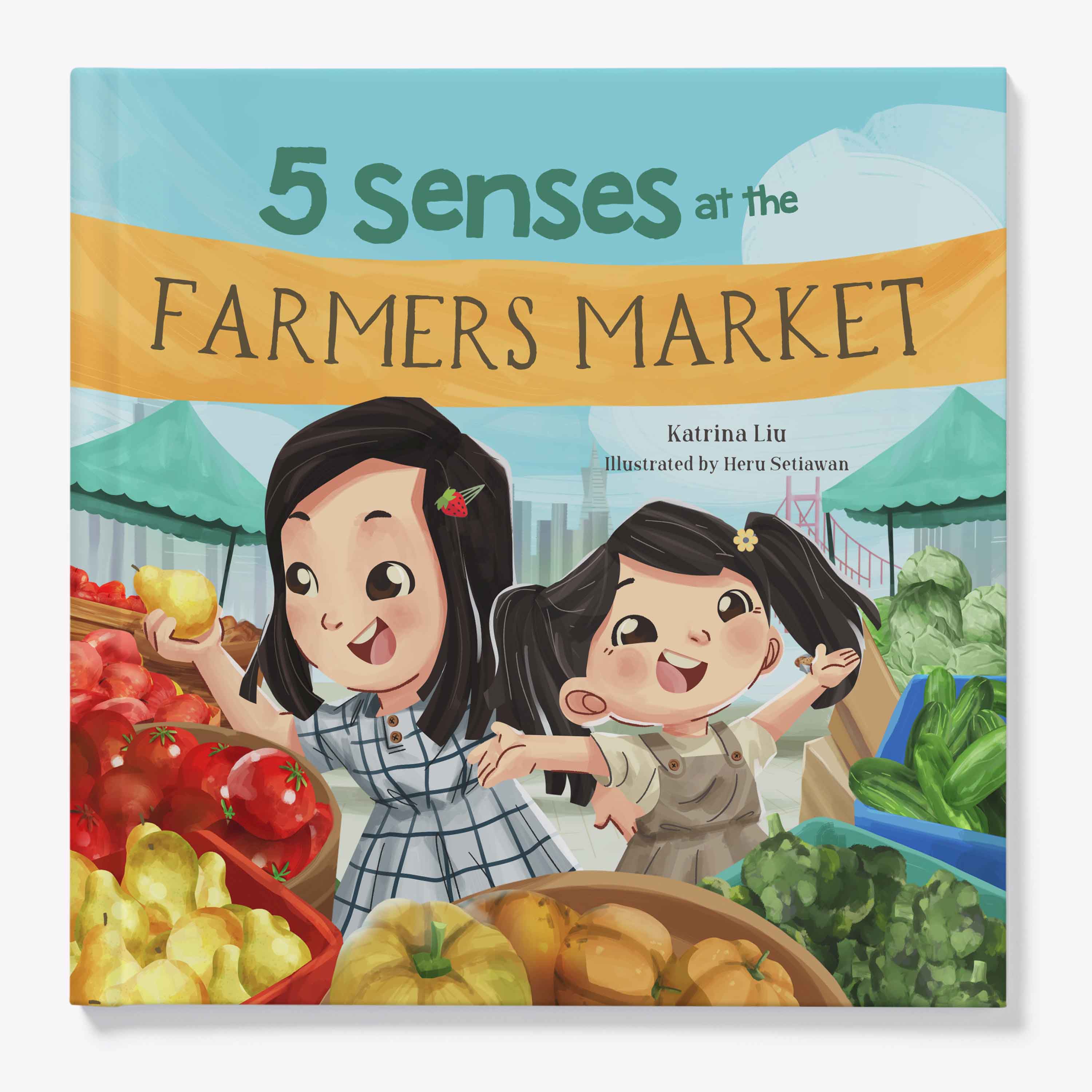 5 Senses at the Farmers Market | Picture Book for Kids – Lychee Press