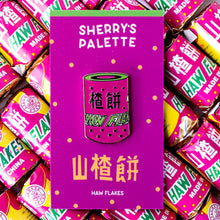 Load image into Gallery viewer, Hawflakes enamel pin designed by Sherry's Palette