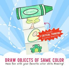 Load image into Gallery viewer, A Colorful World by Katrina Liu - Favorite Color Activity Sheets for kids by Lycheepress