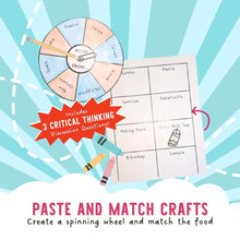 Load image into Gallery viewer, carly only eats carbs food wheel activity sheets by lycheepress