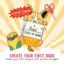 Load image into Gallery viewer, Corgi State of Mind by Katrina Liu - Book Making Activity Sheets for kids by Lycheepress