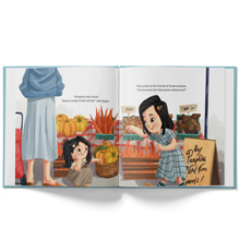 Load image into Gallery viewer, 5 Senses at the Farmers Market (all about your Five Senses for Preschool and Kindergarten): Learn about Sight, Sound, Smell, Taste, and Touch Through a Story of Two Sisters Exploring a Farmers Market