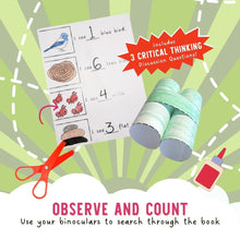 Load image into Gallery viewer, Let's Go on a Hike by Katrina Liu - Count and Color Activity Sheets for kids by Lycheepress