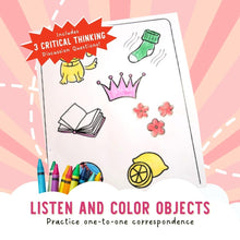 Load image into Gallery viewer, Mina's Scavenger Hunt by Katrina Liu - Find and Color Activity Sheets for kids by Lycheepress