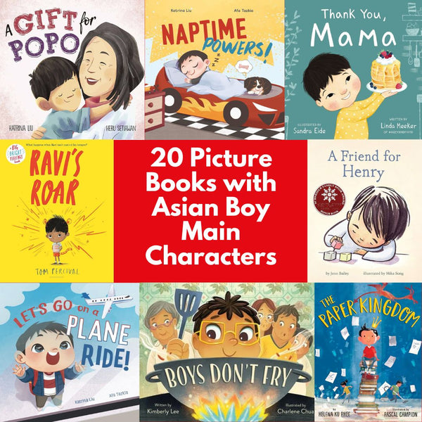 20 Picture Books with Asian Boy Main Characters (That Show Everyday Life)