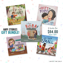 Load image into Gallery viewer, AAPI Stories Gift Bundle (FREE Stickers + US Shipping)
