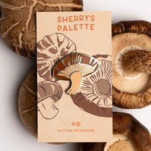 Load image into Gallery viewer, Shiitake Mushroom enamel pin designed by Sherry&#39;s Palette
