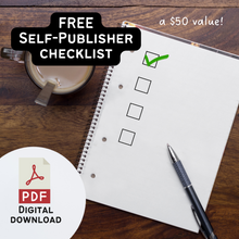 Load image into Gallery viewer, 1:1 Book Coaching (1 hour) + FREE Self-publisher Checklist
