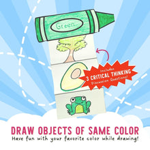 Load image into Gallery viewer, A Colorful World by Katrina Liu - Favorite Color Activity Sheets for kids by Lycheepress
