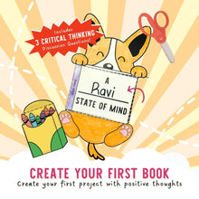 Load image into Gallery viewer, Corgi State of Mind by Katrina Liu - Book Making Activity Sheets for kids by Lycheepress
