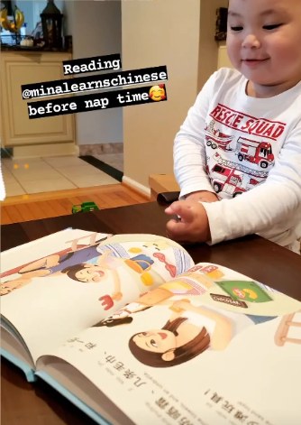 A family reading a Lychee Press book